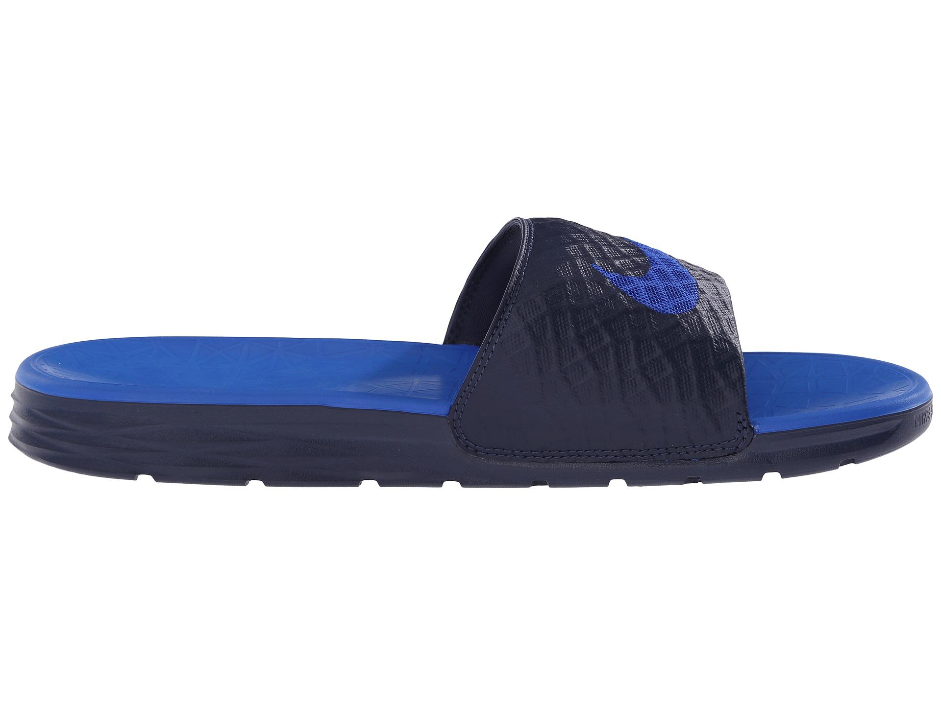 nike benassi blue